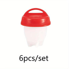 Silicone Egg Poacher Set - Non-Stick Mini Egg Cookers x12