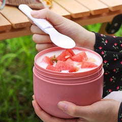 600ML Plastic Thermal Lunch Box Insulated Lunch Containers For School Office