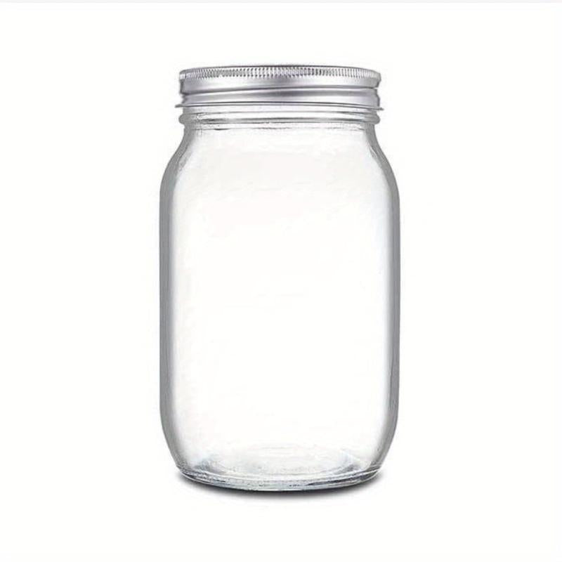4pcs Mason Jars 16oz Glass Jars Candy Jars With Lids Food Storage