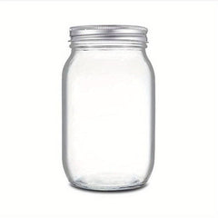 4pcs Mason Jars 16oz Glass Jars Candy Jars With Lids Food Storage
