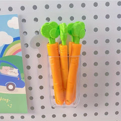 5pcs Carrot Snack Sealing Clip Fresh Keeping Small Clip