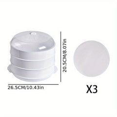 Microwave Oven Special Steamer With Steamer Pad - Fast Heating Cookware