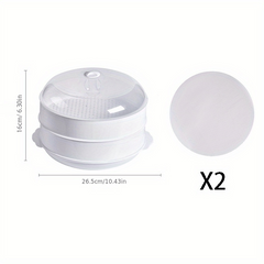 Microwave Oven Special Steamer With Steamer Pad - Fast Heating Cookware