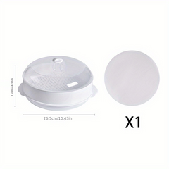 Microwave Oven Special Steamer With Steamer Pad - Fast Heating Cookware