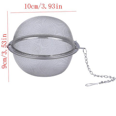 3pcs Stainless Steel Seasoning Ball Tea Ball Household Kitchen Filter Infuser