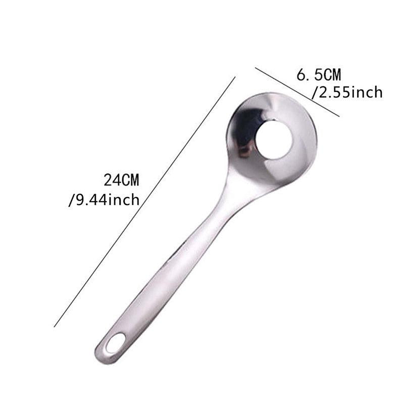 Stainless Steel Meatball Spoon with Long Handle for Making & Serving Meatballs