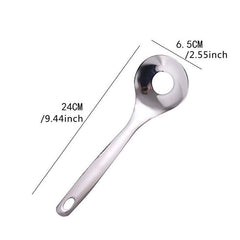 Stainless Steel Meatball Spoon with Long Handle for Making & Serving Meatballs