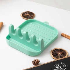 Pot Lid Stand Spoon Rest Holder Kitchen Storage Shelf