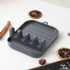 Pot Lid Stand Spoon Rest Holder Kitchen Storage Shelf