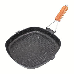 Foldable Iron Steak Skillet Frying Pan