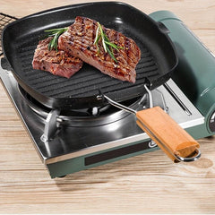 Foldable Iron Steak Skillet Frying Pan
