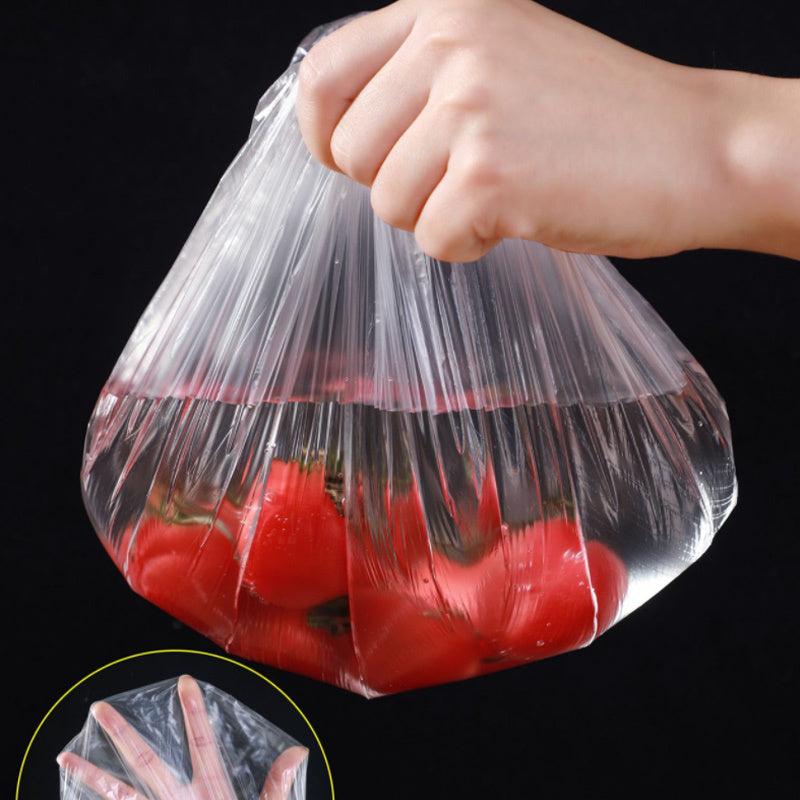 100pcs Reusable Bowl Covers Stretchable Plastic Wrap Elastic Storage Wraps
