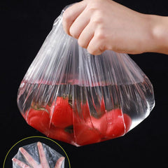 100pcs Reusable Bowl Covers Stretchable Plastic Wrap Elastic Storage Wraps