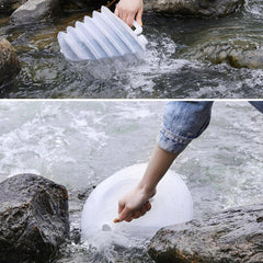 Outdoor Folding Storage Water Bucket 5.0L