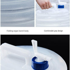 Outdoor Folding Storage Water Bucket 5.0L