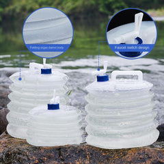 Outdoor Folding Storage Water Bucket 5.0L