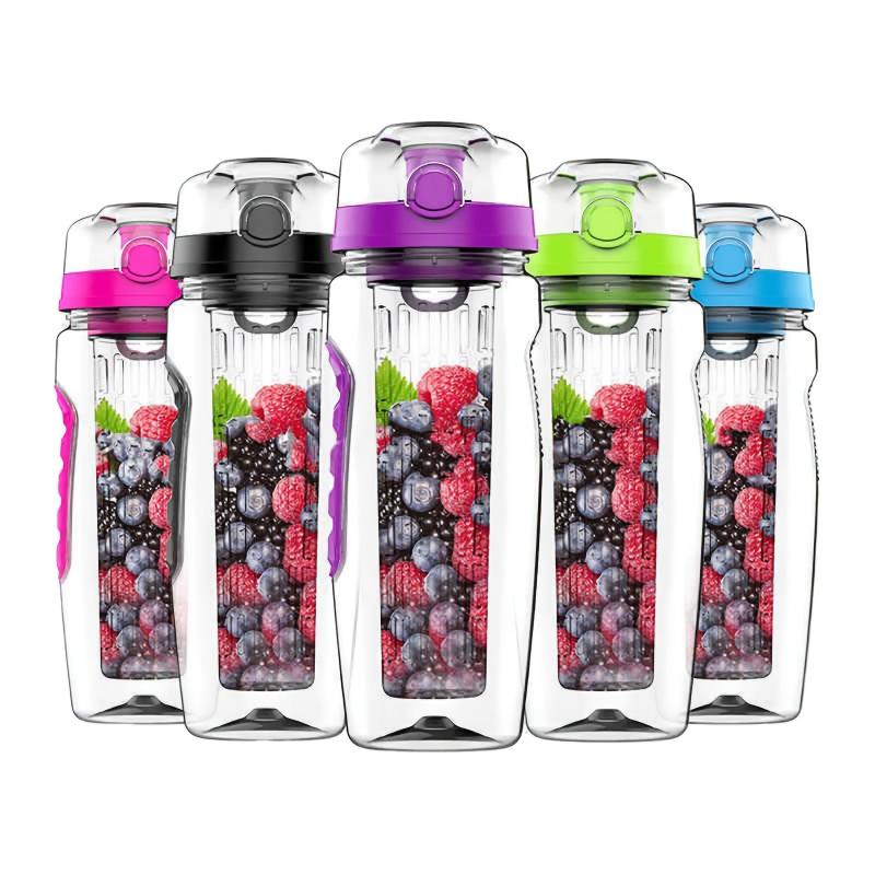 34oz Fruit Infuser Water Bottle BPA Free Outdoor Sports Cup