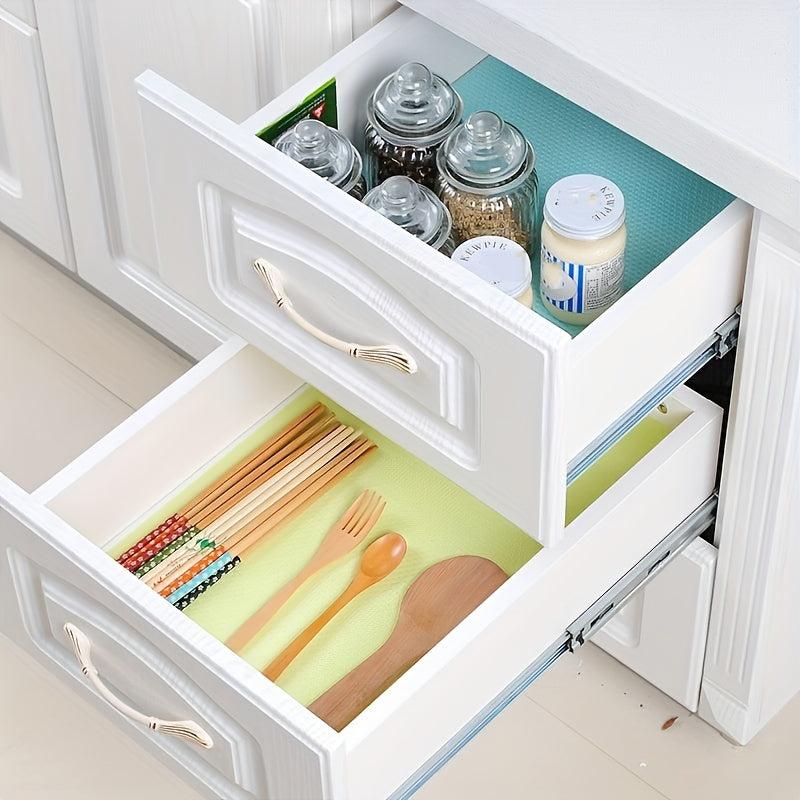 1pc Refrigerator Liner Plastic Fridge Mats Non Slip Waterproof Easy to Clean