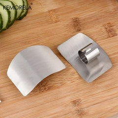 1pc Stainless Steel Vegetable Cutting Hand Guard Anti Cut Hand Finger Guard