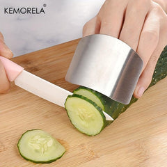 1pc Stainless Steel Vegetable Cutting Hand Guard Anti Cut Hand Finger Guard