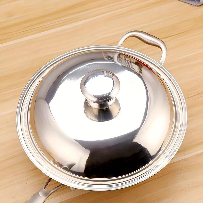 Large 4.09cm Round Stainless Steel Pot Handle with Top Hat Lid Accessories