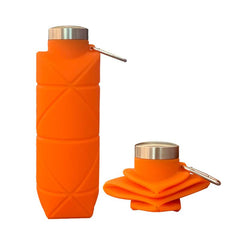 Collapsible Sports Water Bottle - Portable Silicone Cup