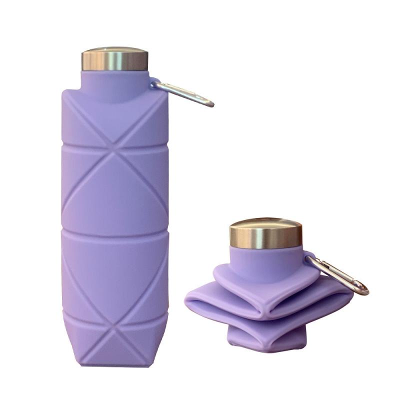 Collapsible Sports Water Bottle - Portable Silicone Cup