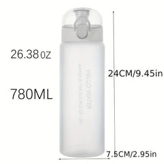 Leak Proof Sports Water Bottle 780ml Fashionable and Portable