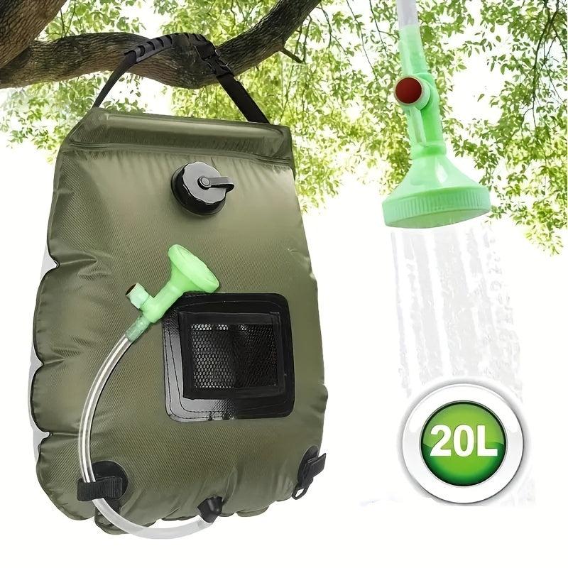 Solar Heating Shower Bag 20L Portable Outdoor Camping Travel Accessories