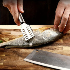 Stainless Steel Fish Scaler Brush for Easy Fish Cleaning
