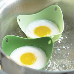 Set of 4 Silicone Egg Poachers for Perfect Poached Eggs