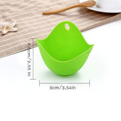Set of 4 Silicone Egg Poachers for Perfect Poached Eggs