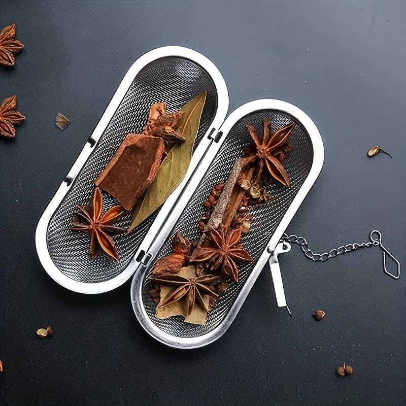 Stainless Steel Spice Infuser Fine Mesh Tea Herbal Strainer