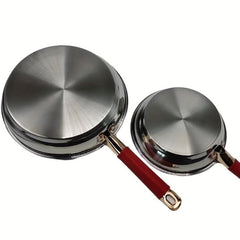 Stainless Steel Non stick Pan Flat Bottom Frying Pan Household Omelette Pan