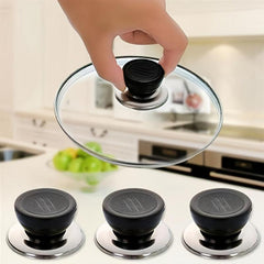 3pcs Anti Scald Lid Handle Stainless Steel Universal Lid Handle