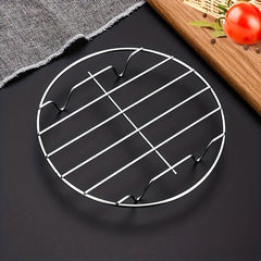 Stainless Steel Steaming Rack Mini Steamer Home Kitchen Storage Shelf