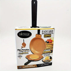 Steel Double Pan Perfect Pancake Maker Nonstick Flip Pan