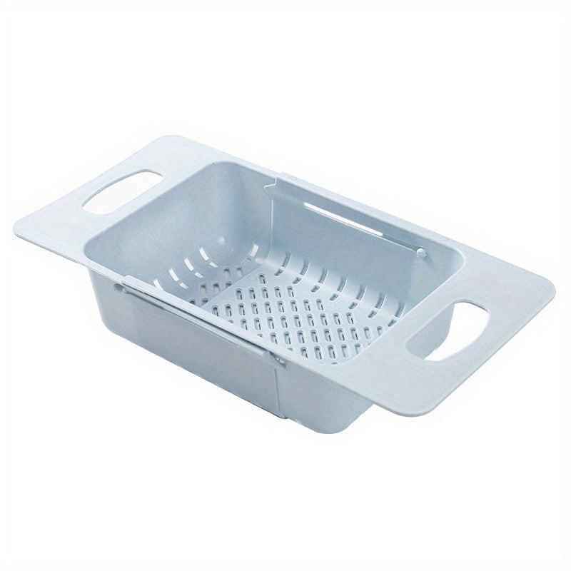 Adjustable Sink Drain Basket Faucet Retractable Vegetable Basin