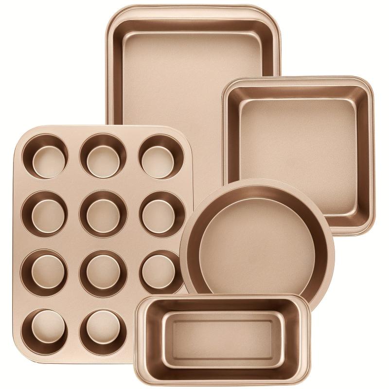 Nonstick Baking Pans Set Kitchen Bakeware With Multiple Pans