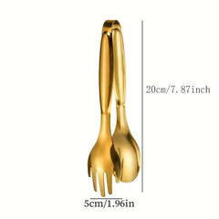 Stainless Steel Salads Tongs BBQ Tongs Food Serving Utensil Tong Clip
