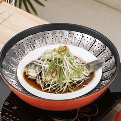 Foldable Steaming Rack Stainless Steel Steamer Insert for Kitchen