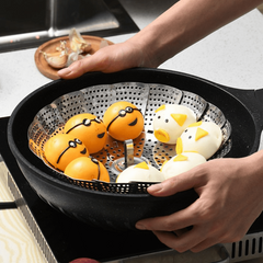 Foldable Steaming Rack Stainless Steel Steamer Insert for Kitchen