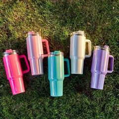 40oz Stainless Steel Water Tumbler with Lid and Straw