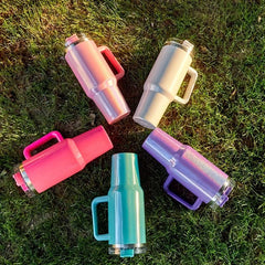 40oz Stainless Steel Water Tumbler with Lid and Straw