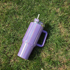 40oz Stainless Steel Water Tumbler with Lid and Straw
