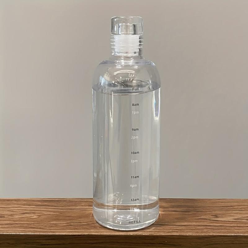 Transparent Motivational Water Bottle BPA Free 17oz 25oz