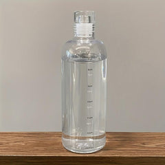 Transparent Motivational Water Bottle BPA Free 17oz 25oz