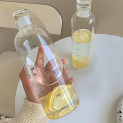 Transparent Motivational Water Bottle BPA Free 17oz 25oz