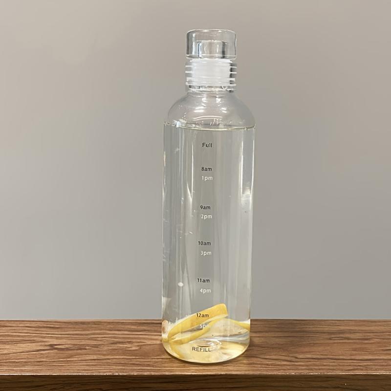 Transparent Motivational Water Bottle BPA Free 17oz 25oz
