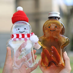 Gingerbread Man Drink Cup Portable Water Bottle Shaker
